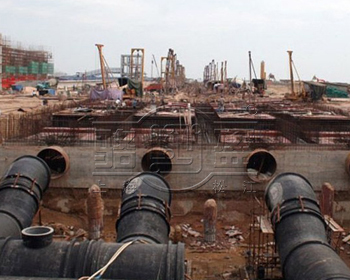 廣西省桂林市靈川縣人防套管安裝現(xiàn)場